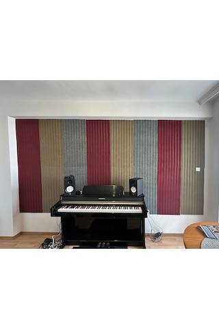 Tink Akustik Ve Dekoratif Lambiri Desenli Keçe Panel 2adet/0,81m² Brd