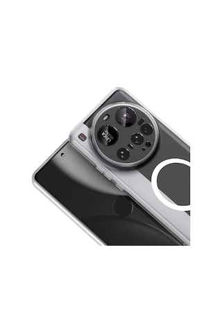Vendas Xiaomi 15 Ultra Kamera Korumalı M-safe Şarj Özellikli Şeffaf Zore London Sert Pc Kapak + Polymer Nano Ekran Koruyucu Şeffaf