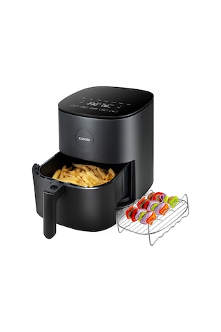 Cosori Pro 4.7 LT Hazır Programlı 1500W Kompakt Dokunmatik Panelli Yağsız Airfryer Fritöz