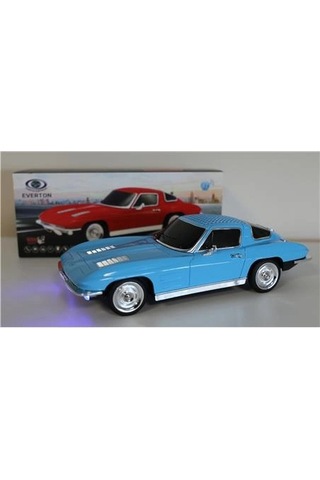 Everton Rt-1956 Mavi Blue Arabalı Bluetooth Fm-usb-tf-aux Şarjlı Nostaljik Radyo Kdo
