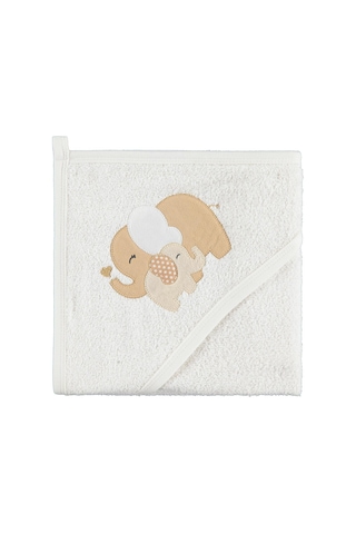 Civil Baby Filler Baskılı 75x75 Cm Havlu - Ekru Standart