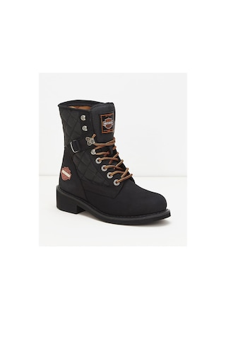 Harley Davidson Harley-davidson 025m100031 New Worker Erkek Bot - Siyah Deri-siyah Deri