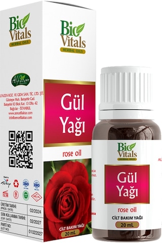 Bio Vitals Gül Yağı 20ml Bio Vitals Gül Yağı 20ml