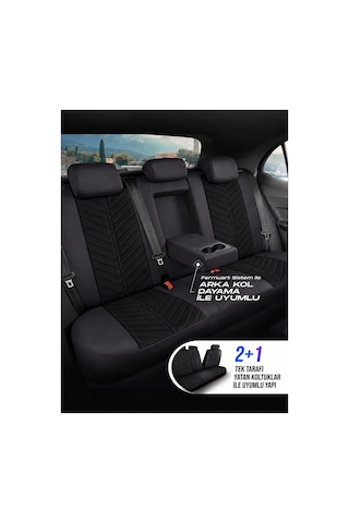 Opel Adam Shine Siyah Tay Tüyü Oto Koltuk Kılıfı Tam Set-kolay Montaj-terletmez-ortopedik 2012-2019