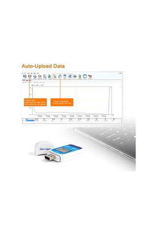 Tongxida Usb Sıcaklık Kaydedici -30 C +70 C, Gıda/ilaç Depolama Ve Taşıma İçin Yüksek Hassasiyetli