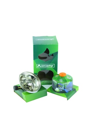 Rüzgarlıklı Kamp Ocak 230 Gram Tüplü Set Çok Renkli