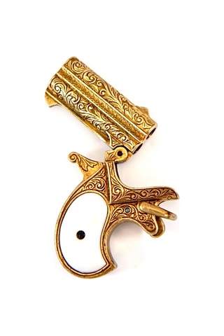 Denix Dekoratif Kısa Cep Tabancası 13,5 Cm, Amerika 1866