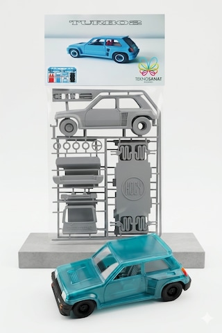 Teknosanat 3d Baskı Renault 5 Turbo 2 Model Araba Kiti - Dekoratif Maket Teknosanat 3d Baskı Renault 5 Turbo 2 Model Araba Kiti - Dekoratif Maket