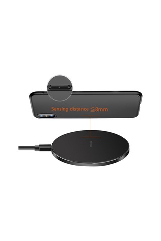 Yunboo Hızlı Kablosuz Şarj Cihazı - Telefon Kılıfıyla Uyumlu, Güvenli Ve Hızlı Şarj