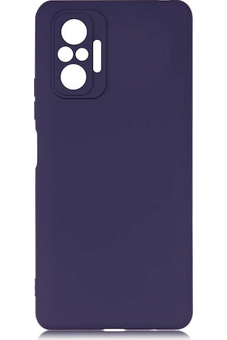 Noktaks - Xiaomi Uyumlu Xiaomi Redmi Note 10 Pro - Kılıf Mat Renkli Esnek Premier Silikon Kapak - Gold