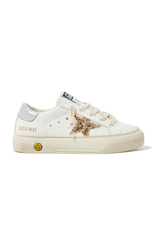 Golden Goose Çocuk Vintage Deri Sneaker Beyaz