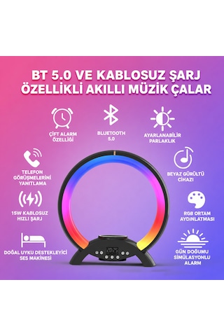 K2 Kml401 Rgb Fonksiyonlu 4in1 Masa Lambası - Siyah