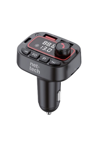 Nettech Nt-cch01 30w Bluetooth Fm Transmitter Araç Şarj Aleti Siyah