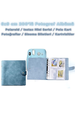 Instax Mini Serisi Albüm-200 Fotoğraf Kapasiteli