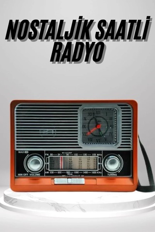 Home Nostaljik Vintage Radyo Taşınabilir Bluetooth Bağlantılı Hoparlör Radyo