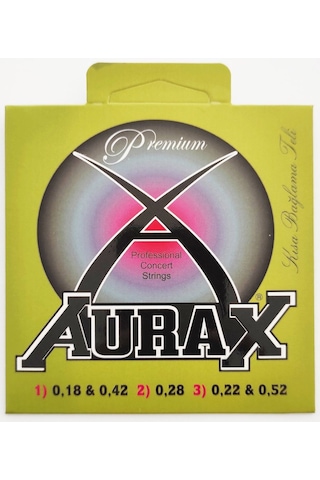 Aurax Ax-18 Kısa Sap Bağlama Teli Profesyonel 0.18