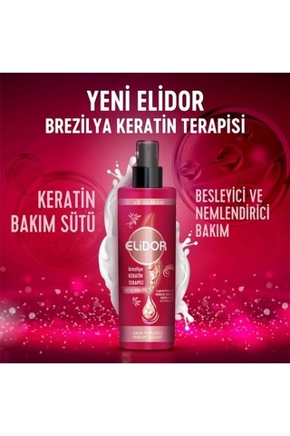 Elidor Brezilya Keratin Terapisi Saç Bakım Sütü 200 ML