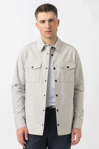 White Stone Aarberg 5814 Mevsimlik Slim Fit Pamuklu Mont - Taş
