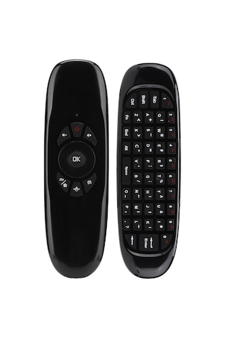 Mufunye 2.4g Kablosuz Klavye Fare Birleşik Kumanda, 6-aksiyel Sensörlü 360 Hareket Algılama, Android/windows Uyumlu Pc, Akıllı Tv, Set-top Box