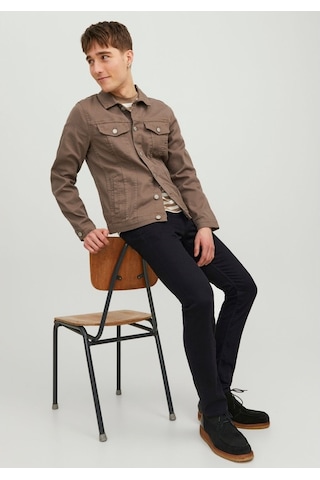 Jack & Jones Glenn 046 Slim Jean 12113450 Black Denim Siyah - Mavi