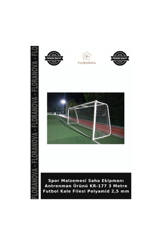 Spor Malzemesi Saha Ekipmanı Antrenman Ürünü Kr-177 3 Metre Futbol Kale Filesi Polyamid 2,5 Mm Belirtilmemiş