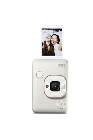 Instax Mini Liplay Misty White 20'li Film Ve Çantalı Fotoğraf Makinesi