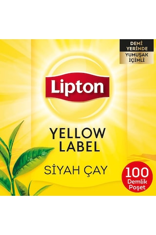 Lipton Yellow Label Demlik Poşet Siyah Çay 100'lü Paket