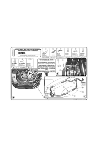 Kappa Kn369 Honda Cbf 600S -600N 04-12 Koruma Demiri N11.584