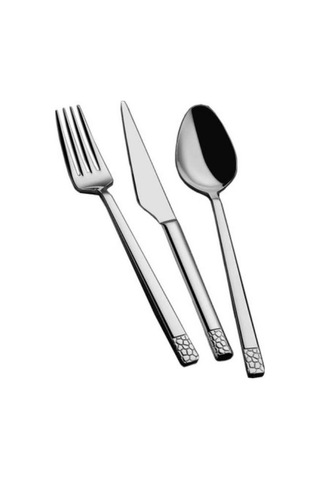 Arsel Mozaik 90 Parça Kutulu Çatal Bıçak Takımı Gri