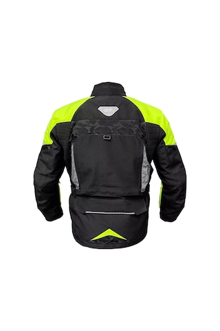 Forte Gt Assos 4 Mevsim Erkek Mont 3 Katmanlı Siyah-Neon