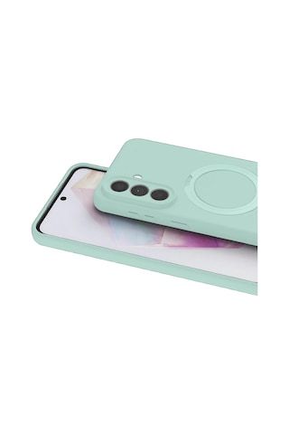 Newface Samsung Galaxy Uyumlu A57 5g Regal Magsafe Standlı Kapak - Glblseme - 2 Su Yeşili SU YEŞİLİ
