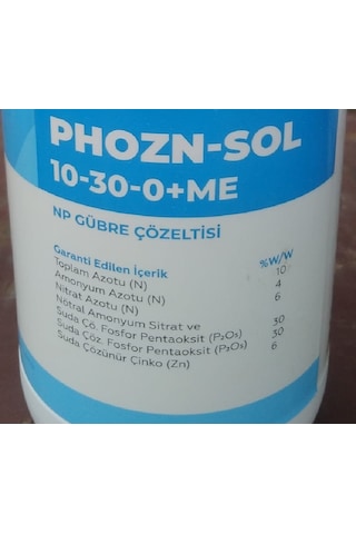 Supersol Phozn-sol 1 Lt - Sıvı Gübre 1 Lt