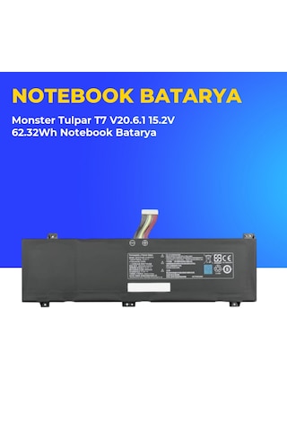 Monster Tulpar T7 V20.6.1 15.2v 62.32wh Notebook Batarya 76575072