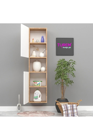 Havai Çok Amaçlı Banyo Dolabı Mdf Antrasit