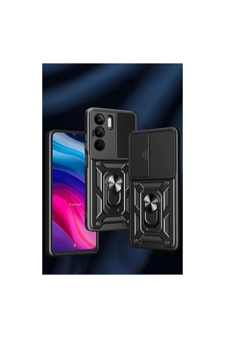 Realme C75 4g Kılıf Pars Lens Yüzüklü Silikon