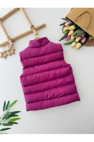 Miniğimin Cicileri Minigimin Cicileri Cepli Unisex Şişme Yelek - Mor Mor