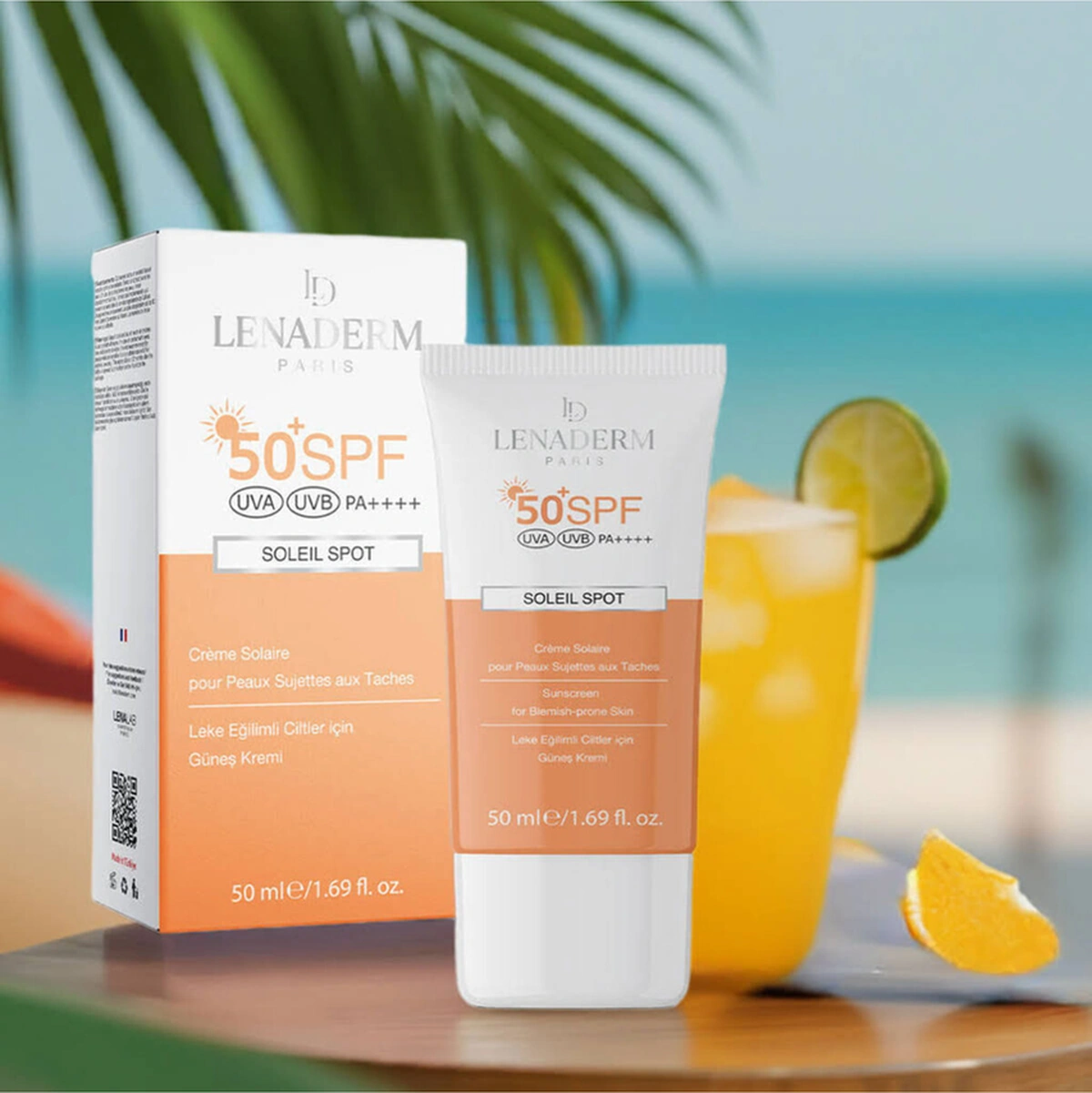 Lenaderm Soleil Spot Güneş Kremi 50 Ml