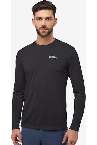 Jack Wolfskin A60291-6000 Vonnan Ls T M Erkek Outdoor Tişört Renkli
