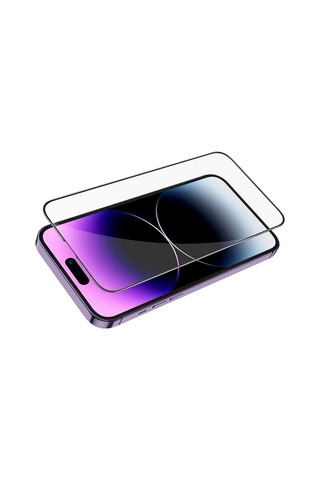 İphone 15 Pro İçin Ekranı Tam Kaplayan Nano Esnek Cam Uzun Ömürlü Parlak Ekran Koruyucu Nano Esnek Temperli Cam