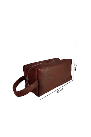 Handy Bordo Nubuk Makyaj / El Çantası Leke Tutmaz Su Geçirmez Tb002