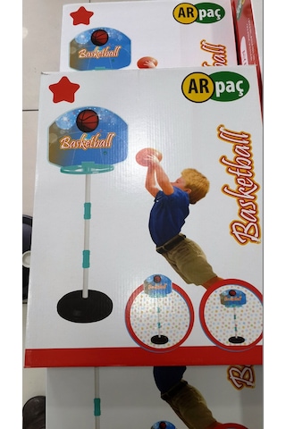 Çocuk Basketbol Potası Yükseklik Ayarlanabilir Kutulu Ayaklı Bask