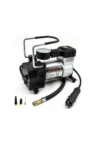 Hava Kompresörü Tek Pistonlu Metal Gövde 12v Araçlar İçin Uyumlu