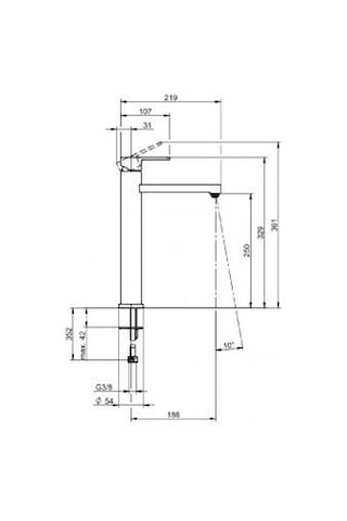 Villeroy & Boch Archıtectura Tek Kollu Yüksek Lavabo Bataryası Krom