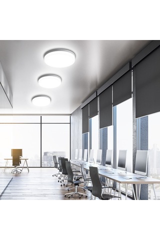 Ruicoo "18w Led Tavan Lambası - Mutfak, Yatak Odası Ve Koridor İçin Parlak Beyaz Işık 6500-7000k " Beyaz