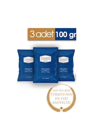 Tahmis Kahvesi Damla Sakızlı Türk Kahvesi 3 x 100 G