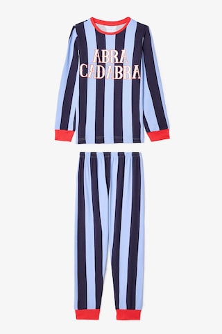 Penti Mavi Erkek Çocuk Abra Kadabra Çizgili Pijama Takımı