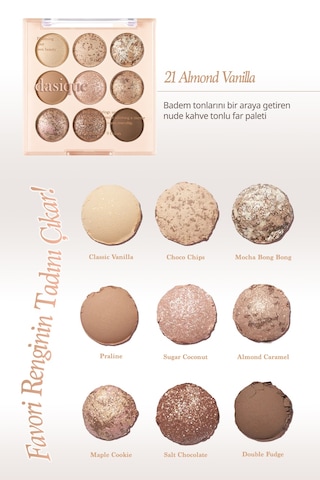 Dasique Mat Ve Işıltılı Renk Seçenekleri Sunan Far Paleti Shadow Palette 21 Almond Vanilla 21 Almond Vanilla