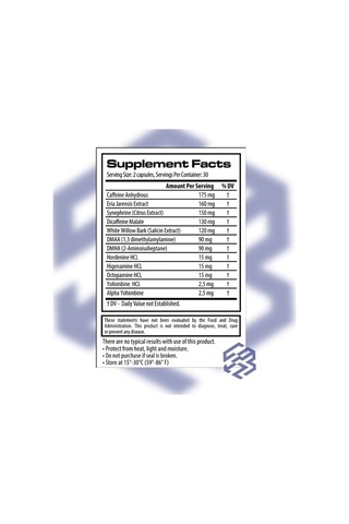 Gymlabs Shotgun Dmha Yohimbine Dmaa Fat Burner Preworkout 60 Kapsül