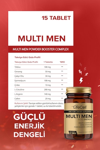 Multı Men Erkeklere Özel Güç Artırıcı