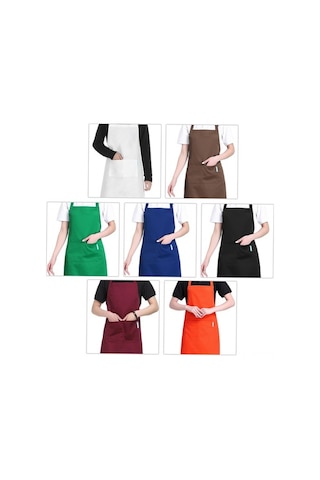 Novahub Esonmus Mutfak Önlüğü - Ayarlanabilir Boyun Askılı Siyah, Pratik Ve Dayanıklı Siyah